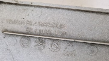накладка на бампер, накладка на лампу man tgx 81416850133