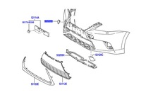 фото thumb №1, 52127-76904 правая заглушка фаркоп передней бампера lexus ct200h 13-20