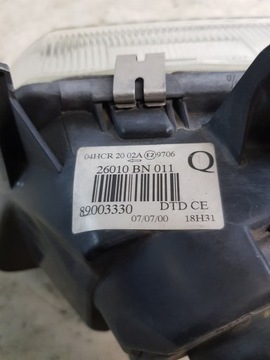 фото thumb №8, Лампа правый перед nissan almera n16 89003330