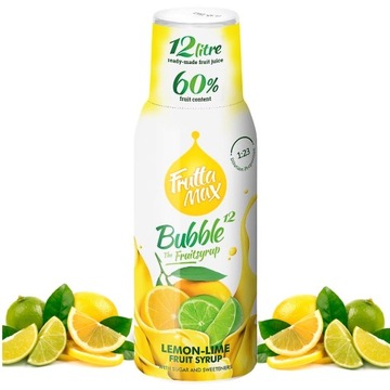 Сироп для карбонизатора Soda FruttaMax LEMON LIME 500 мл на 12л