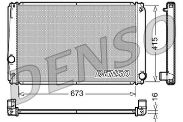 фото thumb №2, Drm50051 den радіаторів двигуна toyota