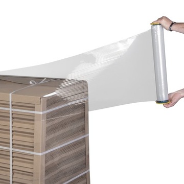 6x FOLIA STRETCH BEZBARWNA STRECH TRANSPARENT 17mic STRECZ DO OWIJANIA 275m