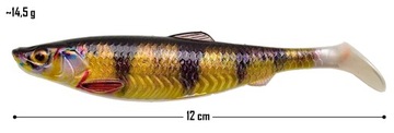 Przynęta gumowa Ripper KOPYTO 12 cm ~14,5 g Spinning Okoń Sandacz Szczupak