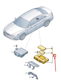 фото thumb №1, Audi a8 d5 шлюз керування unit 4n2907468bq
