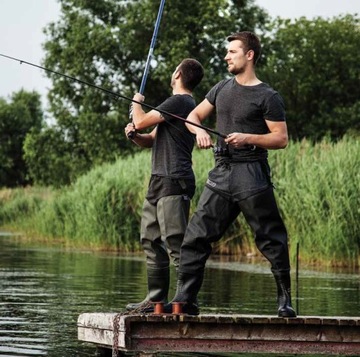 PROS Wodery wędkarskie WR02 STANDARD oliwka 45