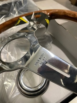 фото thumb №7, Руль деревянная 37cm włoska классика