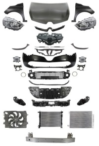 Купить Renault clio iv 12-16 перед бампер крыло капот ремень фара, фото thumb