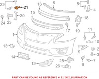 фото thumb №7, Nissan altima 2013 2016 підпора передня листи бампера оригінальний