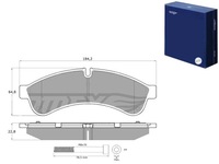 фото thumb №1, Гальмівні колодки гальмівні iveco daily iv 06- задня tomex brakes