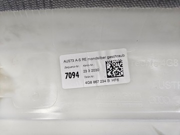 фото thumb №8, Audi a7 c7 захист стійка права оббивка оригінал 4g8867234b