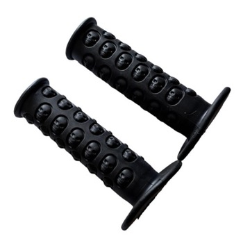 MANETKI GRIPY MOTOGRIP SKULL miękkie wygodne zielone MRF PIT BIKE CROSS