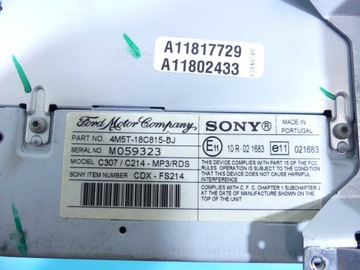 фото thumb №9, Радіо заводські ford focus mk2 4m5t-18c815-bj радіопрогравач