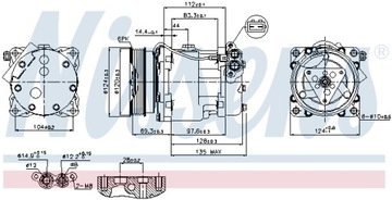фото thumb №8, Компресори кондиціонера компресора nissens 89203