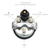 Індикатор рівня паливної  24 v - 160896 Зі Шроту, фото thumb