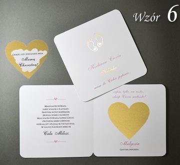 Prośba Pytanie dla Matki Chrzestnej - Zostaniesz Chrzestną PERSONALIZOWANA