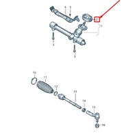 фото thumb №1, Seat arona kj кермо багажник ущільнювач кільце 2q0423187a