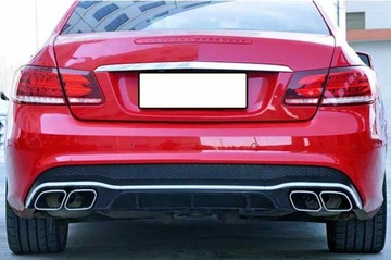 фото thumb №8, Дифузор mercedes e w207 c207 13-17 amg e65 e63 купе cabrio чорний блиск
