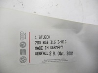 фото thumb №5, Наклейка стойка задняя p seat alhambra 96- 7m0853316d