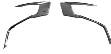 фото thumb №1, Mitsubishi asx 16 - 19 хромовані елементи планки бампера комплект оригінал