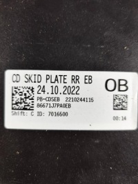 Kia xceed x-ceed рестайлинг  22- диффузор накладка заднего бампера задний  хром Цена, фото thumb