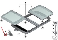 фото thumb №10, Двигун приводу дах розсувний mini clubman r55 54103448675 оригінальна запчастина