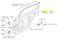 фото thumb №1, Двері задні праве subaru forester v оригінал 2018-