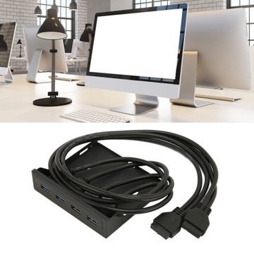 Передняя панель USB 4 USB 3.0 Два 19-контактных порта