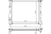 фото thumb №1, Nissens радіатор двигуна nissan kubistar renault