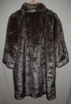 MNG SUIT искусственный зимний коричневый мех для женщин, милый размер XL