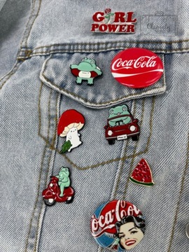 Metalowa Przypinka Napis Call It Selective Participation Pin