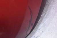 фото thumb №7, Бампер задня задній bordowy pdc nissan micra k13 5d 10-13