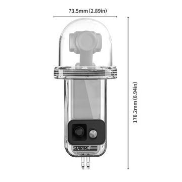 Водонепроницаемый подводный корпус длиной 60 м для DJI OSMO POCKET 3