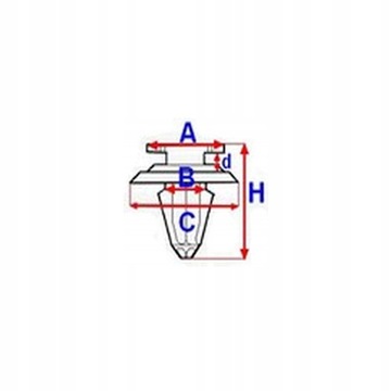 фото thumb №5, 2szt toyota 4 runner '02-'09 -кліпса планки