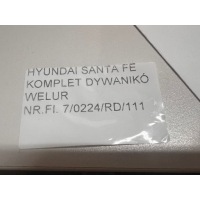 фото thumb №13, Hyundai santa fe iv 2019- коврик коврики велюровые комплект
