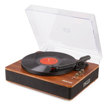 Gramofon z głośnikami USB bluetooth Fenton Winyl