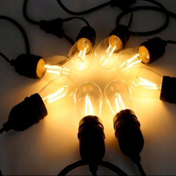 САДОВЫЙ ФОНАРЬ 20M 20X LED E27