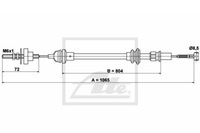 фото thumb №10, Трос сцепления seat cordoba 1.4 95-
