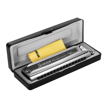Swan SW-1664 16-otworowa harmonijka chromatyczna C