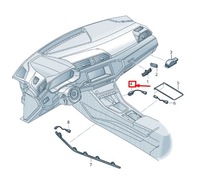 фото thumb №12, Audi q3 f3 центральный console led light 83a919390e