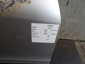 фото thumb №6, Audi 80 b4 дверь передние правые lak. ly7t sedan