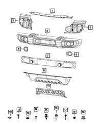 фото thumb №7, Бампер передній wrangler jl 18+ sport gladiator