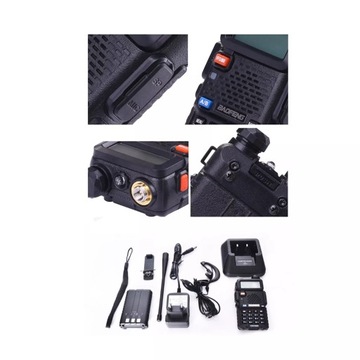 Радиостанция Baofeng UV-5R, 5 Вт, аккумулятор 1800 мАч