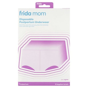 FRIDA MOM Послеродовое белье, шорты-боксеры, 8 шт.