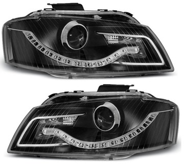 фото thumb №1, Фари day line light led діоди audi a3 8p 03-