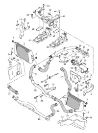 Інтеркулер лівий 4e0145805j audi a8 d3 4e Недорого, фото thumb