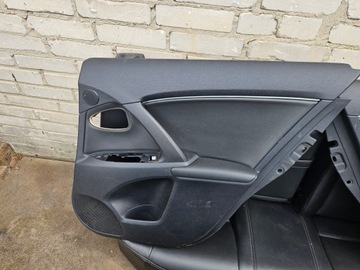 фото thumb №15, Toyota avensis t27 09-14 комплект сидений skórzanych чёрные обшивки