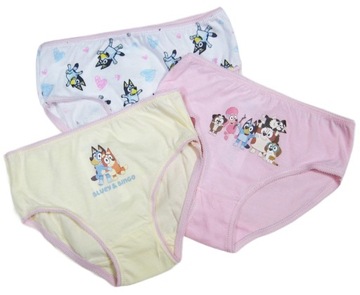 Трусики для девочек BLUEY DOGS Трусики из хлопка, 3 шт. 122/128