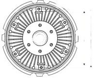 Купить Сцепление вязкостная вентилятора 49541 nrf, фото thumb