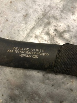фото thumb №8, Шланг труба воды vw sharan 7n0122051r 7n0121049n