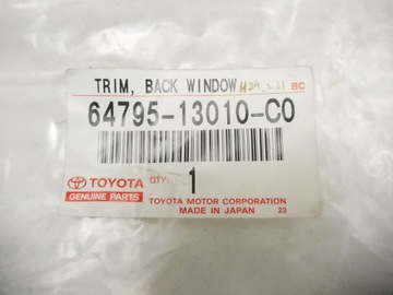 фото thumb №8, Прокладка стёкла крышки багажника corolla 04-07